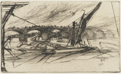 Vauxhall Bridge by James Abbott McNeill Whistler